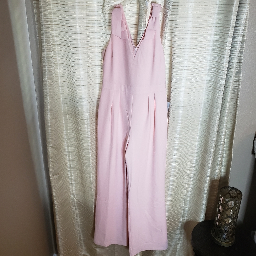 Pink Wide leg Jumpsuit